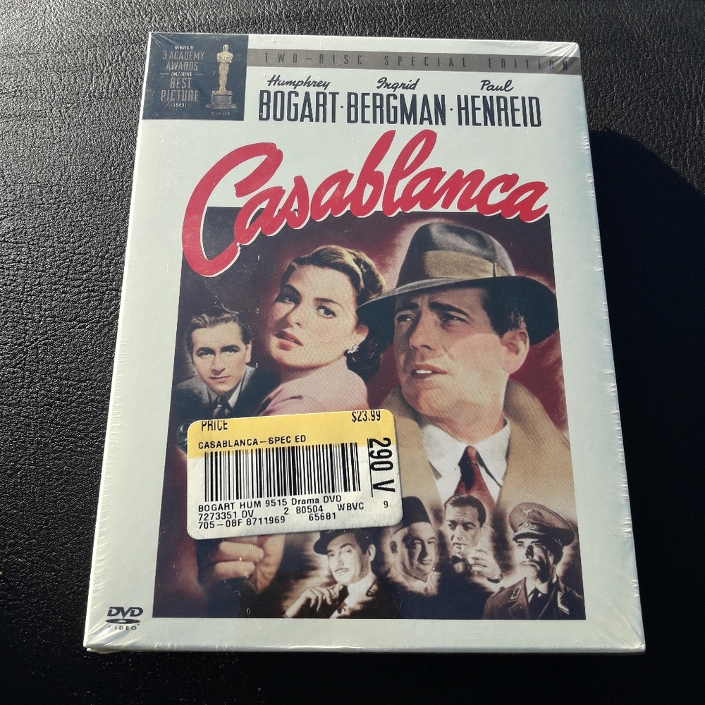 NWT Casablanca DVD Movie 2 Discs New with Tags